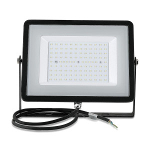 ΠΡΟΒΟΛΕΑΣ VTAC SAMSUNG CHIP LED 100W - 3000K - BLACK - IP65