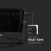 ΠΡΟΒΟΛΕΑΣ VTAC SAMSUNG CHIP LED 100W - 4000K - BLACK - IP65
