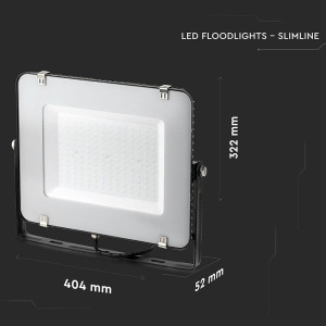 ΠΡΟΒΟΛΕΑΣ VTAC SAMSUNG CHIP LED 150W - 3000K - BLACK - IP65