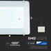 ΠΡΟΒΟΛΕΑΣ VTAC SAMSUNG CHIP LED 200W - 6000K - BLACK - IP65
