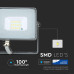 ΠΡΟΒΟΛΕΑΣ VTAC SAMSUNG CHIP LED 10W - 6000K - GREY - IP65