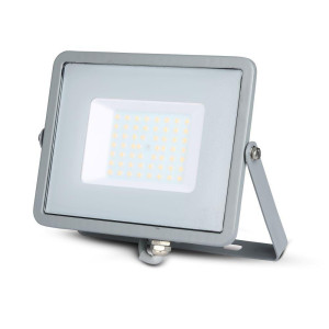 ΠΡΟΒΟΛΕΑΣ VTAC SAMSUNG CHIP LED 50W - 4000K - GREY - IP65