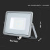 ΠΡΟΒΟΛΕΑΣ VTAC SAMSUNG CHIP LED 50W - 6000K - GREY - IP65