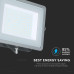 ΠΡΟΒΟΛΕΑΣ VTAC SAMSUNG CHIP LED 100W - 4000K - GREY - IP65