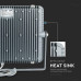 ΠΡΟΒΟΛΕΑΣ VTAC SAMSUNG CHIP LED 150W - 6000K - GREY - IP65
