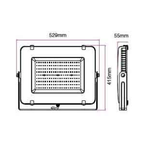ΠΡΟΒΟΛΕΑΣ SAMSUNG LED HIGH POWER PRO 300W - 4000K - IP65