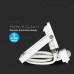 ΠΡΟΒΟΛΕΑΣ ΚΙΝΗΣΗΣ VTAC LED PANEL SENSOR 10W - 6000K - WHITE - IP65
