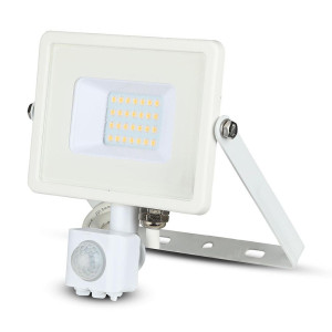 ΠΡΟΒΟΛΕΑΣ ΚΙΝΗΣΗΣ VTAC LED PANEL SENSOR 20W - 4000K - WHITE - IP65