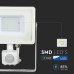 ΠΡΟΒΟΛΕΑΣ ΚΙΝΗΣΗΣ VTAC LED PANEL SENSOR 30W - 4000K - WHITE - IP65