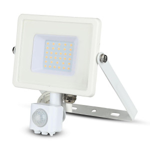 ΠΡΟΒΟΛΕΑΣ ΚΙΝΗΣΗΣ VTAC LED PANEL SENSOR 30W - 6000K - WHITE - IP65