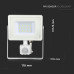 ΠΡΟΒΟΛΕΑΣ ΚΙΝΗΣΗΣ VTAC LED PANEL SENSOR 30W - 6000K - WHITE - IP65