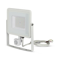 ΠΡΟΒΟΛΕΑΣ ΚΙΝΗΣΗΣ VTAC LED PANEL SENSOR 50W - 3000K - WHITE - IP65