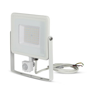 ΠΡΟΒΟΛΕΑΣ ΚΙΝΗΣΗΣ VTAC LED PANEL SENSOR 50W - 4000K - WHITE - IP65