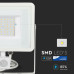 ΠΡΟΒΟΛΕΑΣ ΚΙΝΗΣΗΣ VTAC LED PANEL SENSOR 50W - 4000K - WHITE - IP65