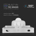 ΠΡΟΒΟΛΕΑΣ ΚΙΝΗΣΗΣ VTAC LED PANEL SENSOR 50W - 4000K - WHITE - IP65