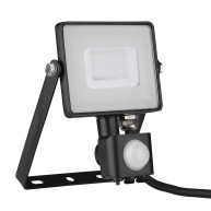 ΠΡΟΒΟΛΕΑΣ ΚΙΝΗΣΗΣ VTAC LED PANEL SENSOR 30W - 6000K - BLACK - IP65