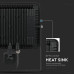 ΠΡΟΒΟΛΕΑΣ ΚΙΝΗΣΗΣ VTAC LED PANEL SENSOR 50W - 4000K - BLACK - IP65