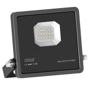 ΠΡΟΒΟΛΕΑΣ LED LOW VOLTAGE 20W - 12/24V DC - 6000K - ULTRA SLIM - IP66