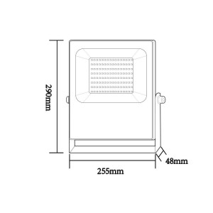 ΠΡΟΒΟΛΕΑΣ LED QCOLOR RGBW 100W - 230V - IP66
