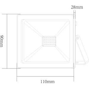ΠΡΟΒΟΛΕΑΣ LED SMD LINUS BLUE 20W - 230V - IP66