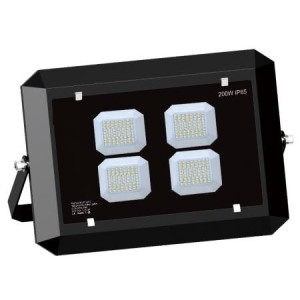 ΠΡΟΒΟΛΕΑΣ LED ULTRA SLIM 200W - 6000K - BLACK - IP66