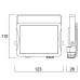ΠΡΟΒΟΛΕΑΣ SYLVANIA START LED 18W - 3000K - BLACK - IP65