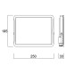 ΠΡΟΒΟΛΕΑΣ SYLVANIA START LED 73W - 3000K - BLACK - IP65
