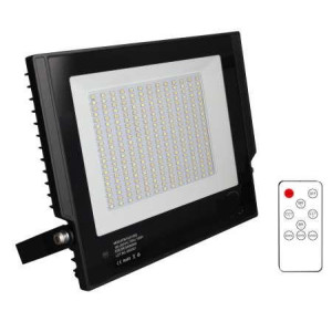 ΠΡΟΒΟΛΕΑΣ CCT ALL WHITE 3 IN 1 & REMOTE 100W - BLACK - IP65