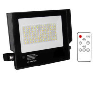 ΠΡΟΒΟΛΕΑΣ CCT ALL WHITE 3 IN 1 & REMOTE 50W - BLACK - IP65
