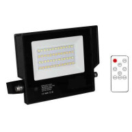 ΠΡΟΒΟΛΕΑΣ CCT ALL WHITE 3 IN 1 & REMOTE 20W - BLACK - IP65