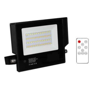 ΠΡΟΒΟΛΕΑΣ CCT ALL WHITE 3 IN 1 & REMOTE 20W - BLACK - IP65