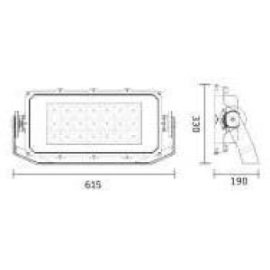 ΠΡΟΒΟΛΕΑΣ LED ELEMENTI FEBO FL SYMMETRIC SMALL 350W - 850mA - 4000K - IP66