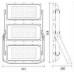 ΠΡΟΒΟΛΕΑΣ LED ELEMENTI FEBO FL ASYMMETRIC LARGE 1050W - 850mA - 4000K - IP66