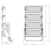 ΠΡΟΒΟΛΕΑΣ LED ΓΗΠΕΔΩΝ & ΣΤΑΔΙΩΝ RAFALE MEDIUM AS 480W - IP66 - ENEC