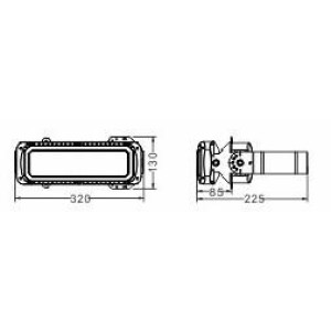 ΠΡΟΒΟΛΕΑΣ ΑΘΛΗΤΙΚΩΝ ΓΗΠΕΔΩΝ SOCCER LED 75W - 5000K - IP66 - ENEC