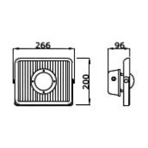 ΠΡΟΒΟΛΕΑΣ LED ΜΟΥΣΕΙΩΝ & ΜΝΗΜΕΙΩΝ CRAB MEDIUM 70W - 3000K - IP67