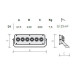 ΠΡΟΒΟΛΕΑΣ LED COSMIC 1 380W - 6 Cob  - M6 - 70° - IP66