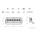 ΠΡΟΒΟΛΕΑΣ LED COSMIC 1 300W - 6 Cob  - S1 - 24° - IP66