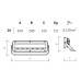 ΠΡΟΒΟΛΕΑΣ LED COSMIC 1 450W - 6 Cob - A5 - 55° - IP66