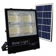 ΠΡΟΒΟΛΕΑΣ LED SOLAR 200W - CCT - REMOTE CONTROL - IP66/67