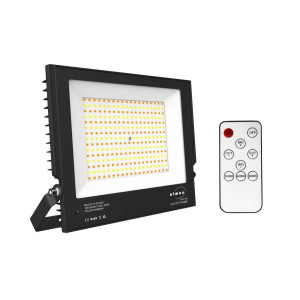 ΠΡΟΒΟΛΕΑΣ CCT ALL WHITE 3 IN 1 & REMOTE 200W - BLACK - IP66