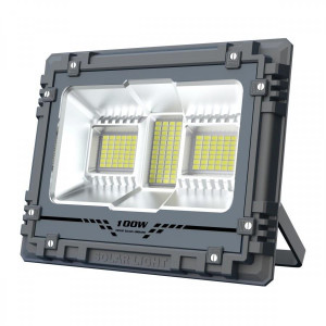 ΠΡΟΒΟΛΕΑΣ LED SOLAR STRONG REMOTE 100W - 6000K - IP67