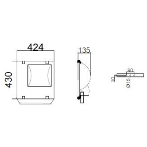 ΠΡΟΒΟΛΕΑΣ SOHO ASYM - E40 - IP65 - ΚΕΝΟ
