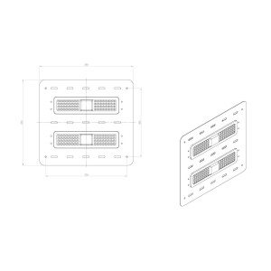 ΠΡΟΒΟΛΕΑΣ LED ΨΕΥΔΟΡΟΦΗΣ EUROPA 100W - 5000K - 13000Lm - IK10 - IP65