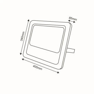 ΠΡΟΒΟΛΕΑΣ LED SOLAR ECONOMY 300W - 45Ah - IP66