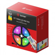 SET ΤΑΙΝΙΑ LED & CONTROLLER 14.4W - RGB - 10m - IP65
