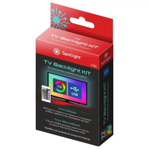 SET ΤΑΙΝΙΑ LED BACKLIGHT TV KIT USB 7.2W - RGB - 1m - IP20