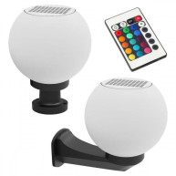 SOLAR ΜΠΑΛΑ ΑΠΛΙΚΑ - ΕΔΑΦΟΥΣ Φ20 RGB CCT 5 - 10W - IP44