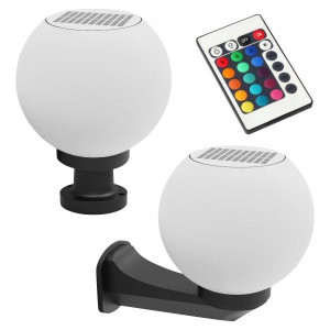 SOLAR ΜΠΑΛΑ ΑΠΛΙΚΑ - ΕΔΑΦΟΥΣ Φ20 RGB CCT 5 - 10W - IP44