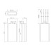 SOLVENT SURGE PROTECTOR ΠΡΟΣΤΑΣΙΑ ΥΠΕΡΤΑΣΗΣ - SPD - 20KV / 10KA